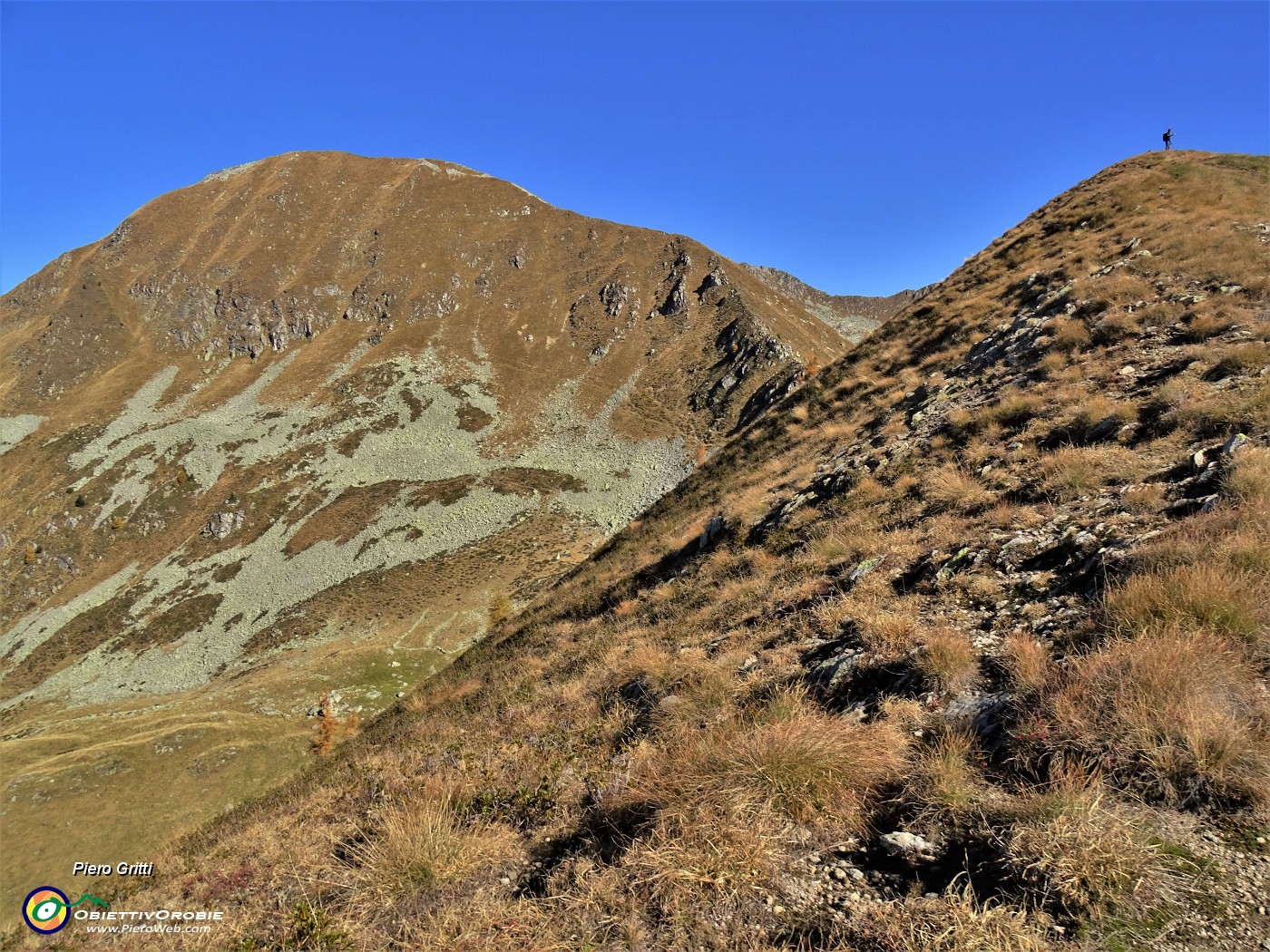 31 Ormai raggiunta la cima dell'Arete.JPG